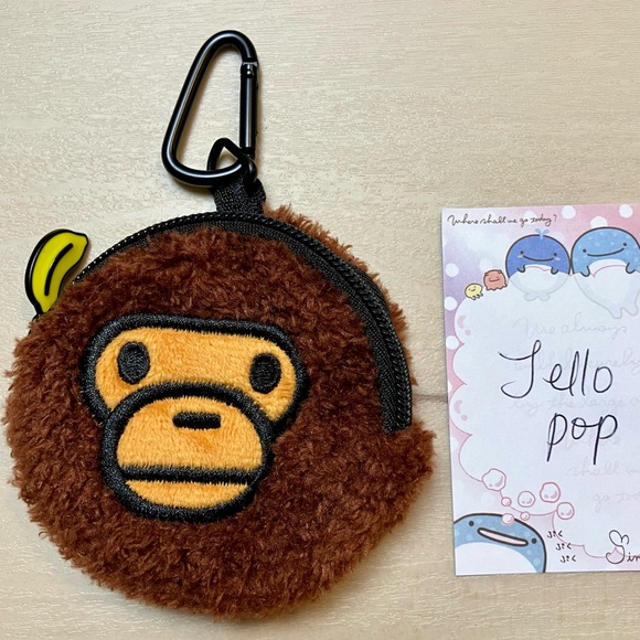 🍌 A bathing ape bape baby Milo coin purse pouch keychain - Picture 1 of 7